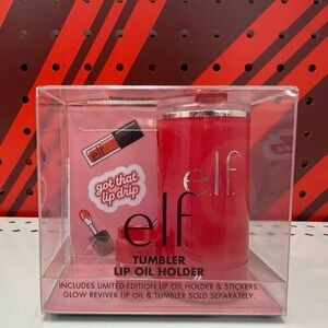Stanley x E.L.F. Collab Tumbler Lip Oil Holder Red Delicious w/ Stickers